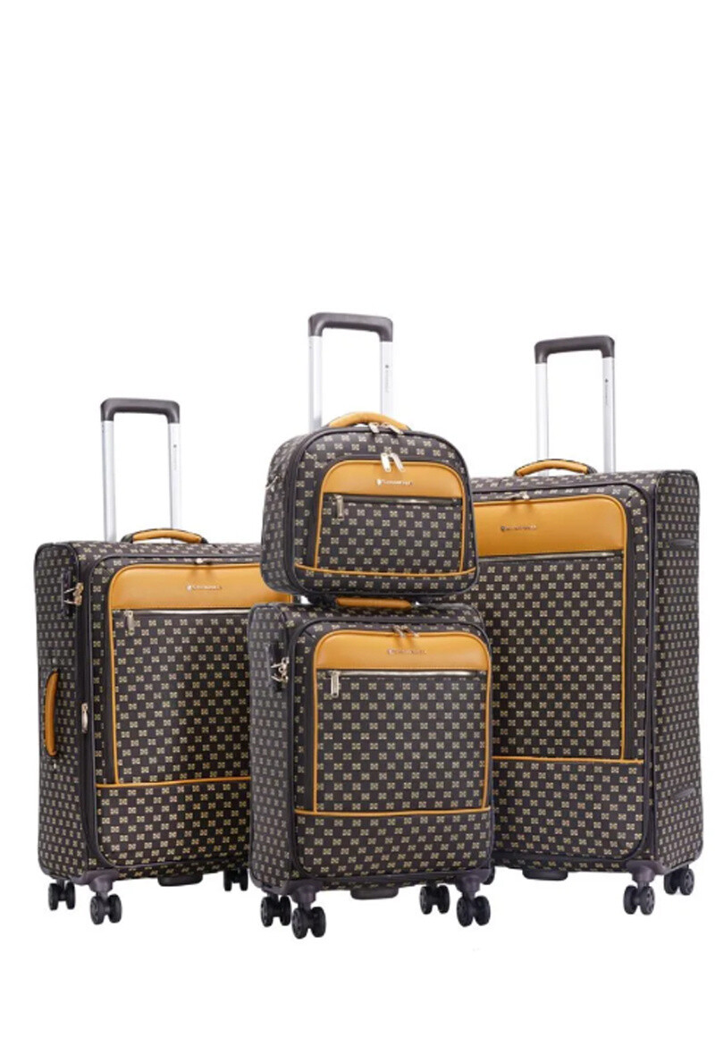 Mayorista Snowball - Colección SMART PVC - Set de 4 maletas y bolso de cabina