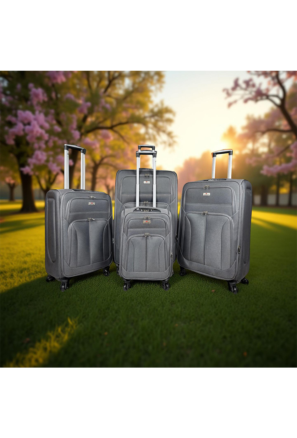 Wholesaler Sunbelt® - EXPLORER (SUNBELT®), lot de 4 valises à soufflet extensible en nylon. (655) G