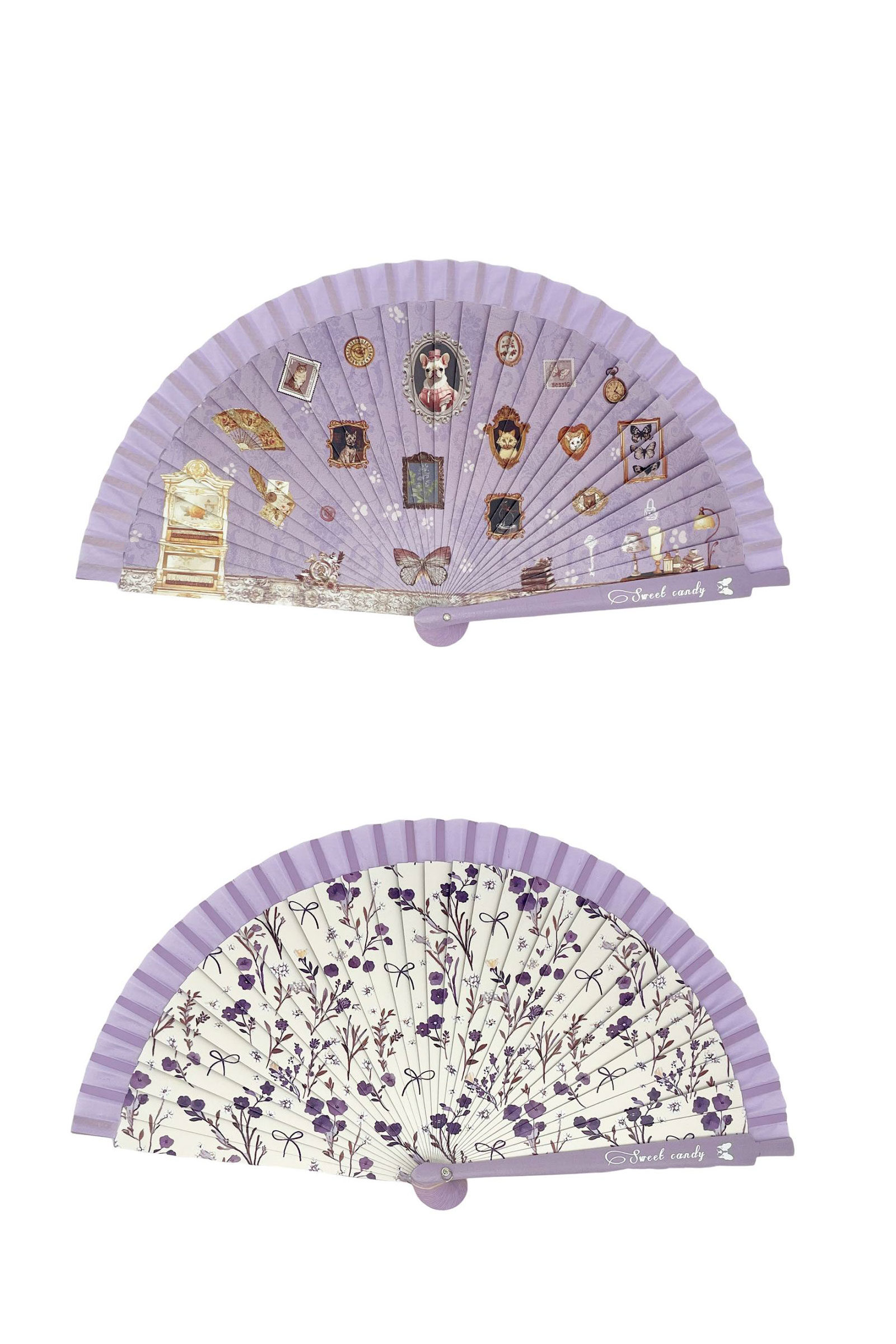 Wholesaler SWEET & CANDY - MG-385-01-A26 Sweet & Candy Floding Hand Fan