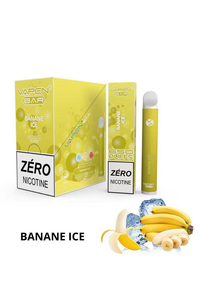 Grossiste VAPEN - 650 PUFF 0% NICOTINE BANANE