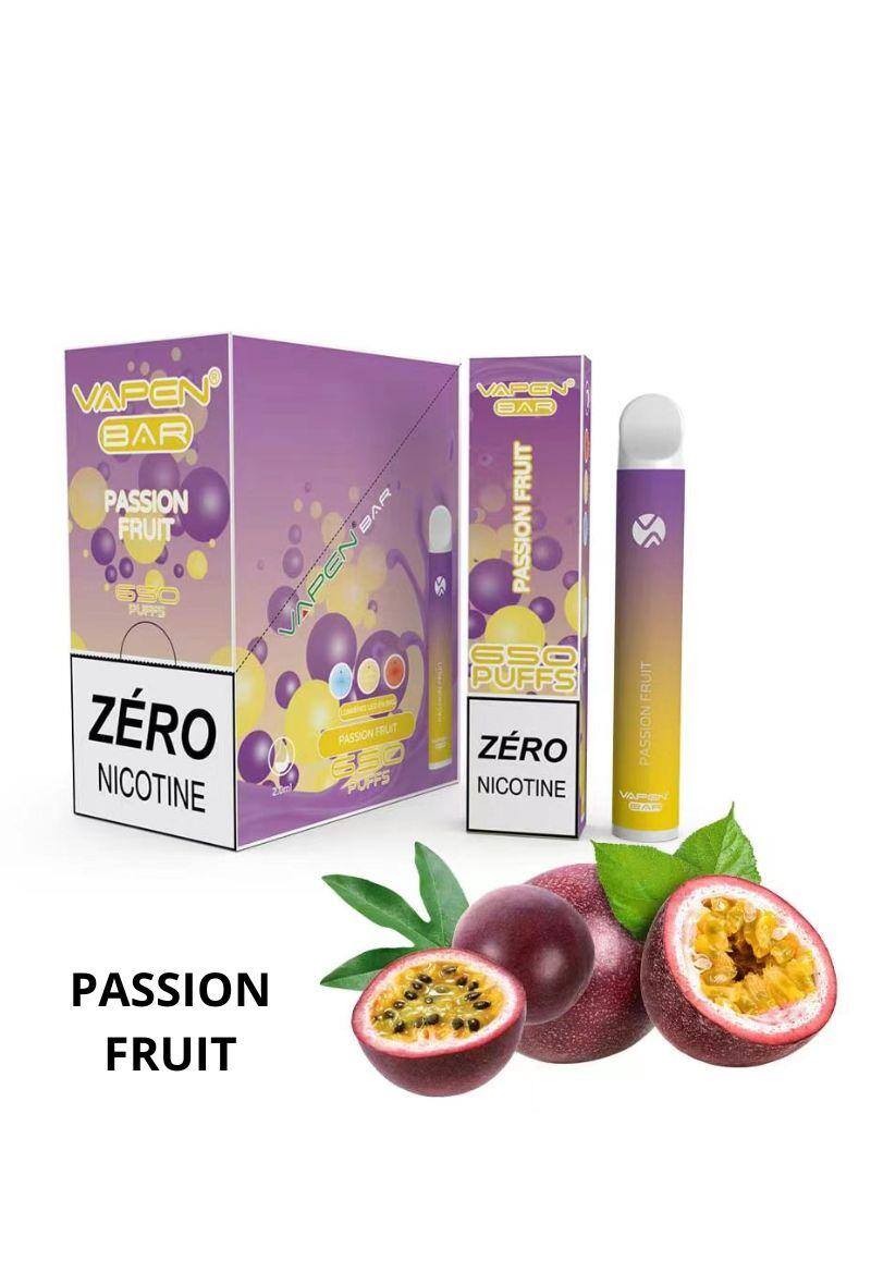 Mayorista VAPEN - 650 PUFF 0% NICOTINA FRUTA DE LA PASIÓN