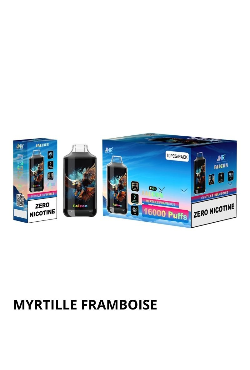 Grossiste VAPEN - 16 000 PUFFS 0% MYRTILLE FRAMBOISE