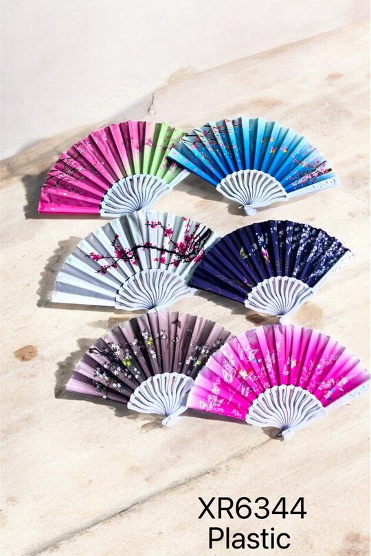 Wholesaler VS PLUS - Floral print fans each package is unique