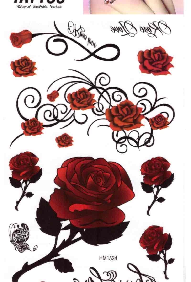Großhändler Z. Emilie - Temporäres Tattoo