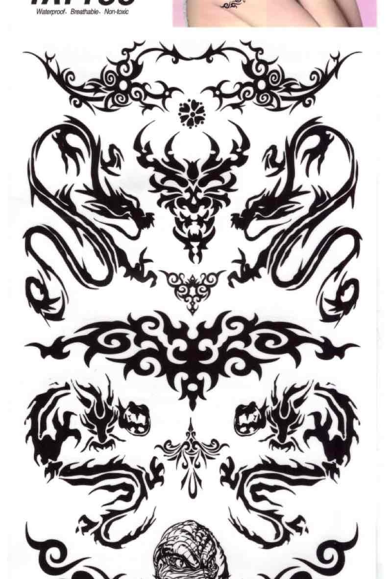 Großhändler Z. Emilie - Temporäres Tattoo