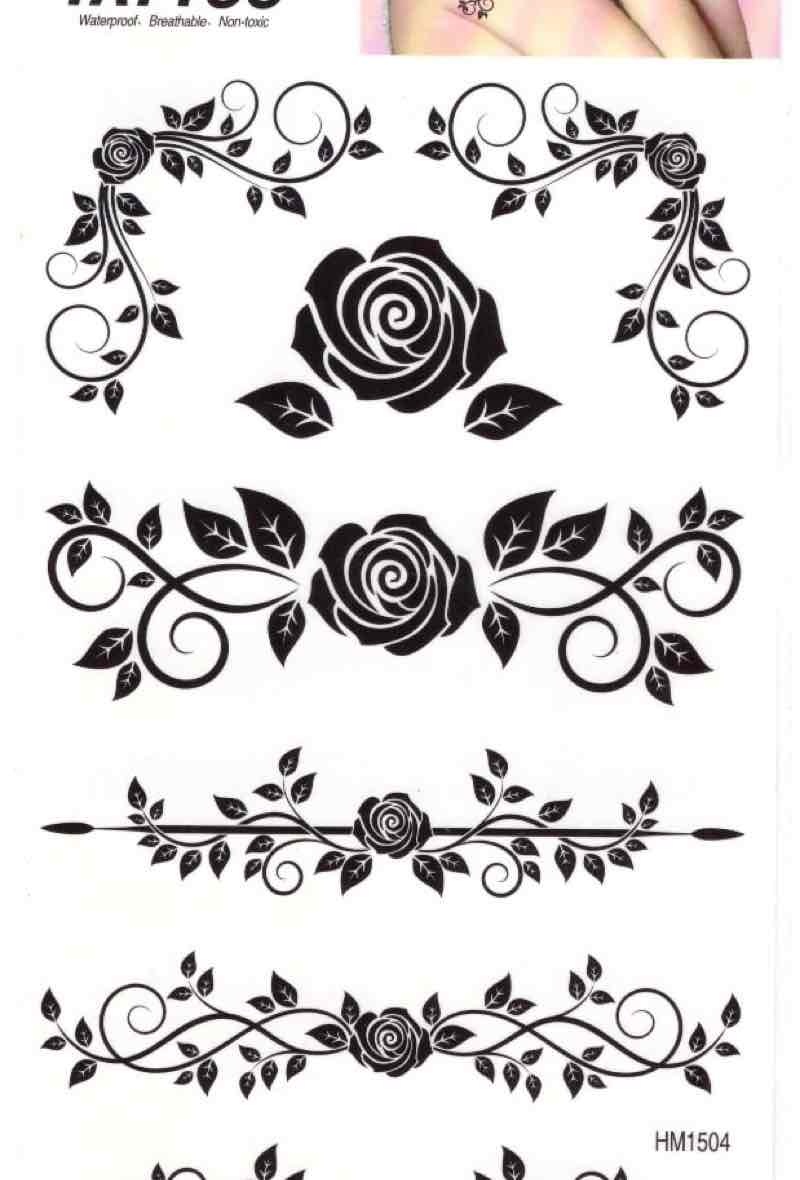 Großhändler Z. Emilie - Temporäres Tattoo