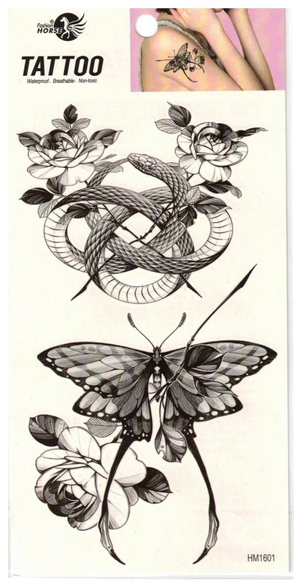 Großhändler Z. Emilie - abwaschbares Tattoo