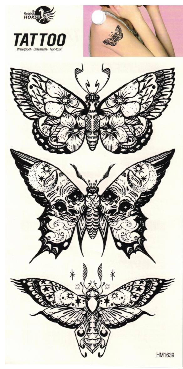 Großhändler Z. Emilie - abwaschbares Tattoo