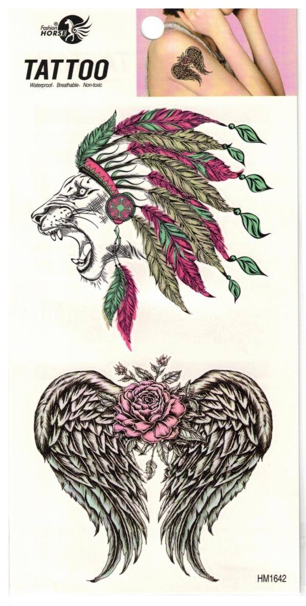 Großhändler Z. Emilie - abwaschbares Tattoo