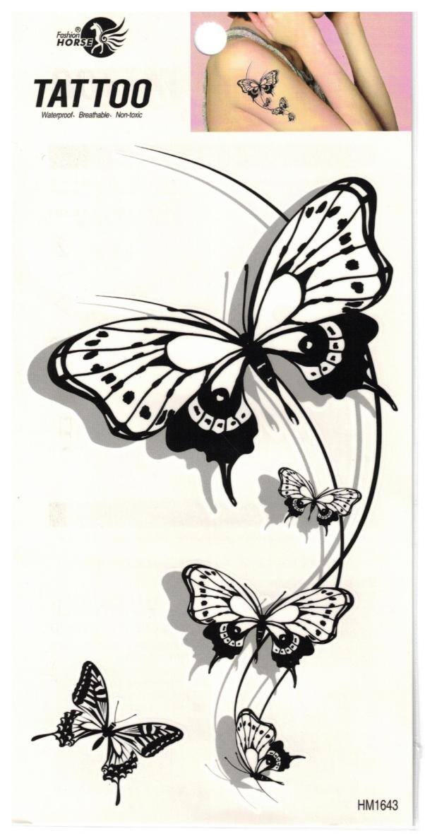 Großhändler Z. Emilie - abwaschbares Tattoo