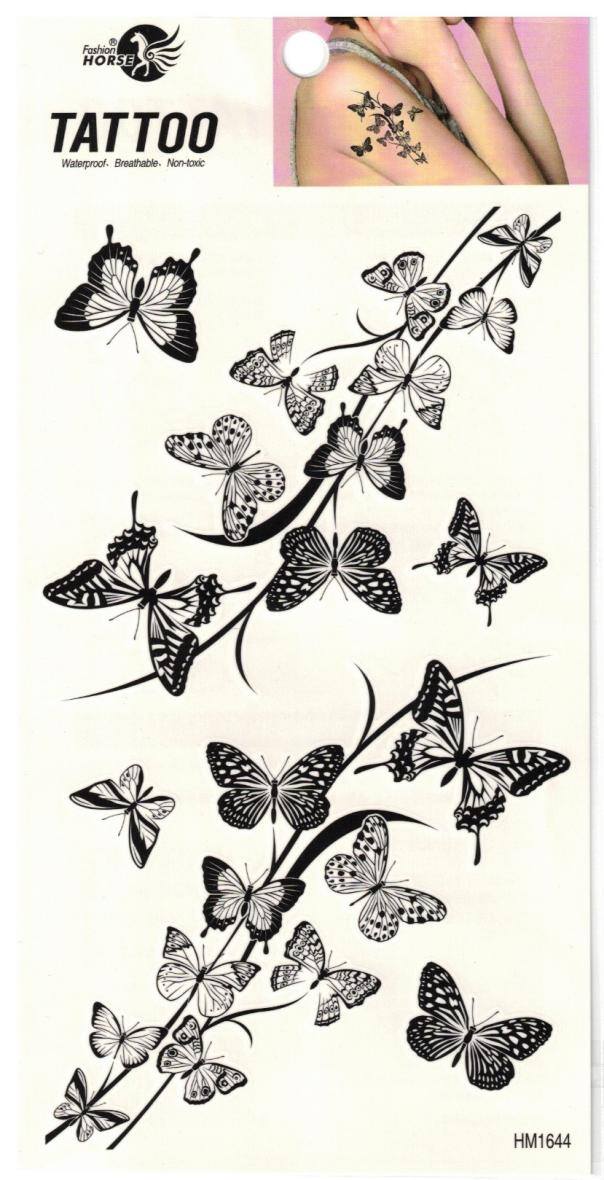 Großhändler Z. Emilie - abwaschbares Tattoo