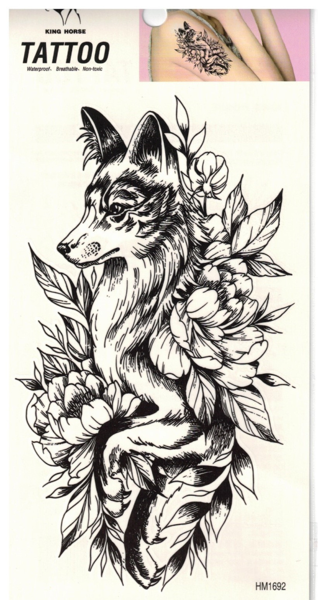 Großhändler Z. Emilie - Abwaschbares Tattoo
