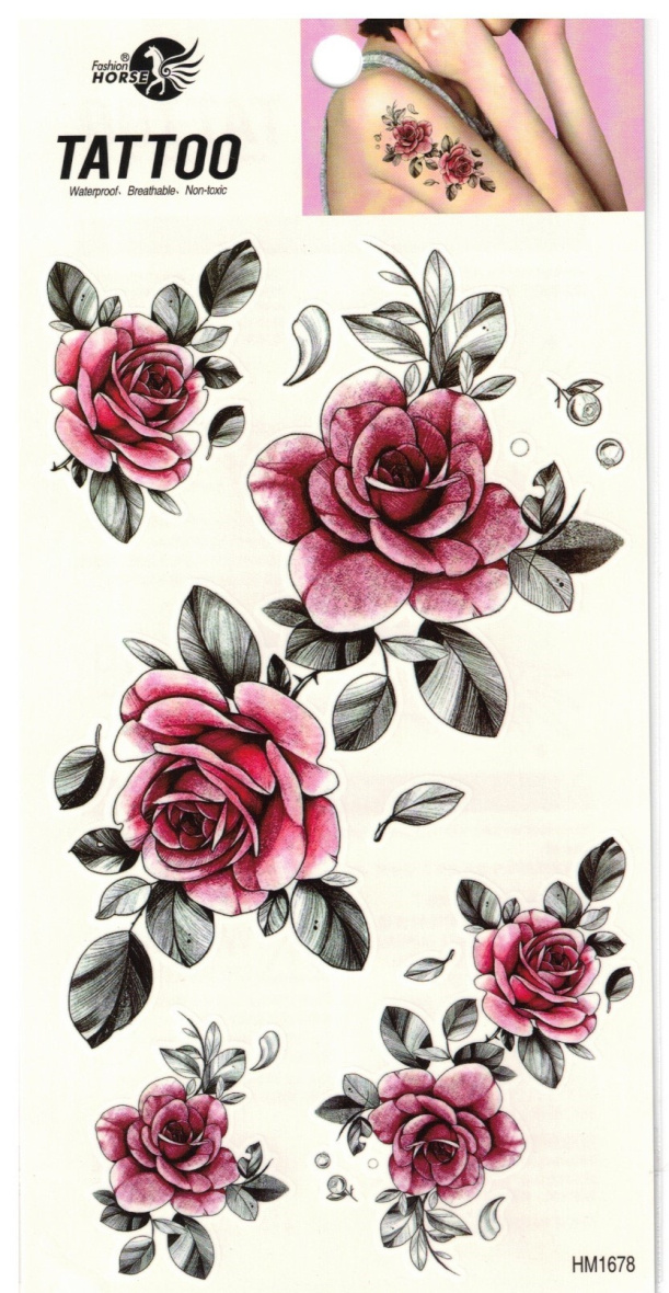 Großhändler Z. Emilie - Abwaschbares Tattoo