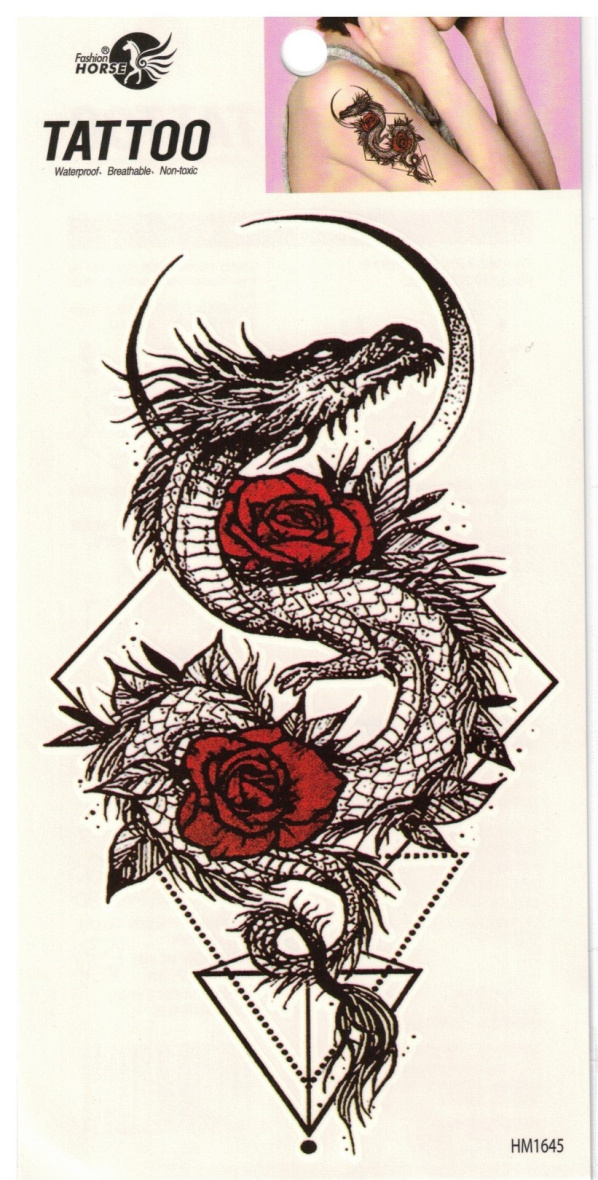 Großhändler Z. Emilie - Abwaschbares Tattoo