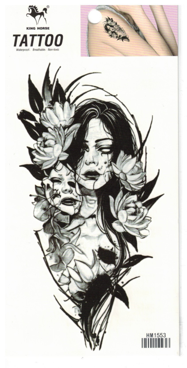 Großhändler Z. Emilie - Abwaschbares Tattoo