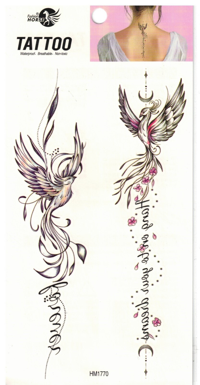 Großhändler Z. Emilie - Abwaschbares Tattoo