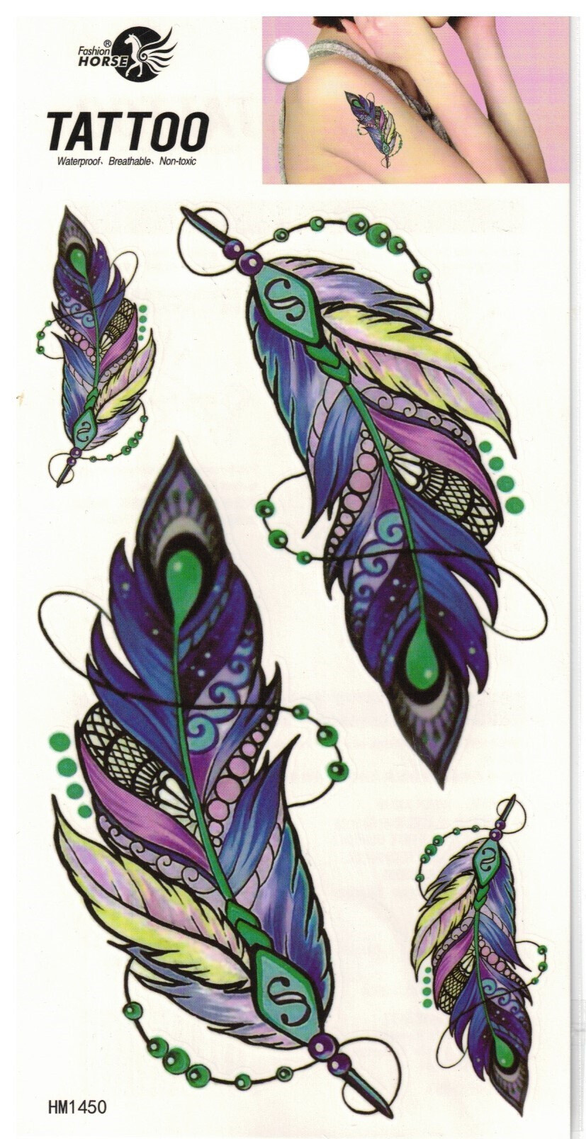 Großhändler Z. Emilie - Abwaschbares Tattoo