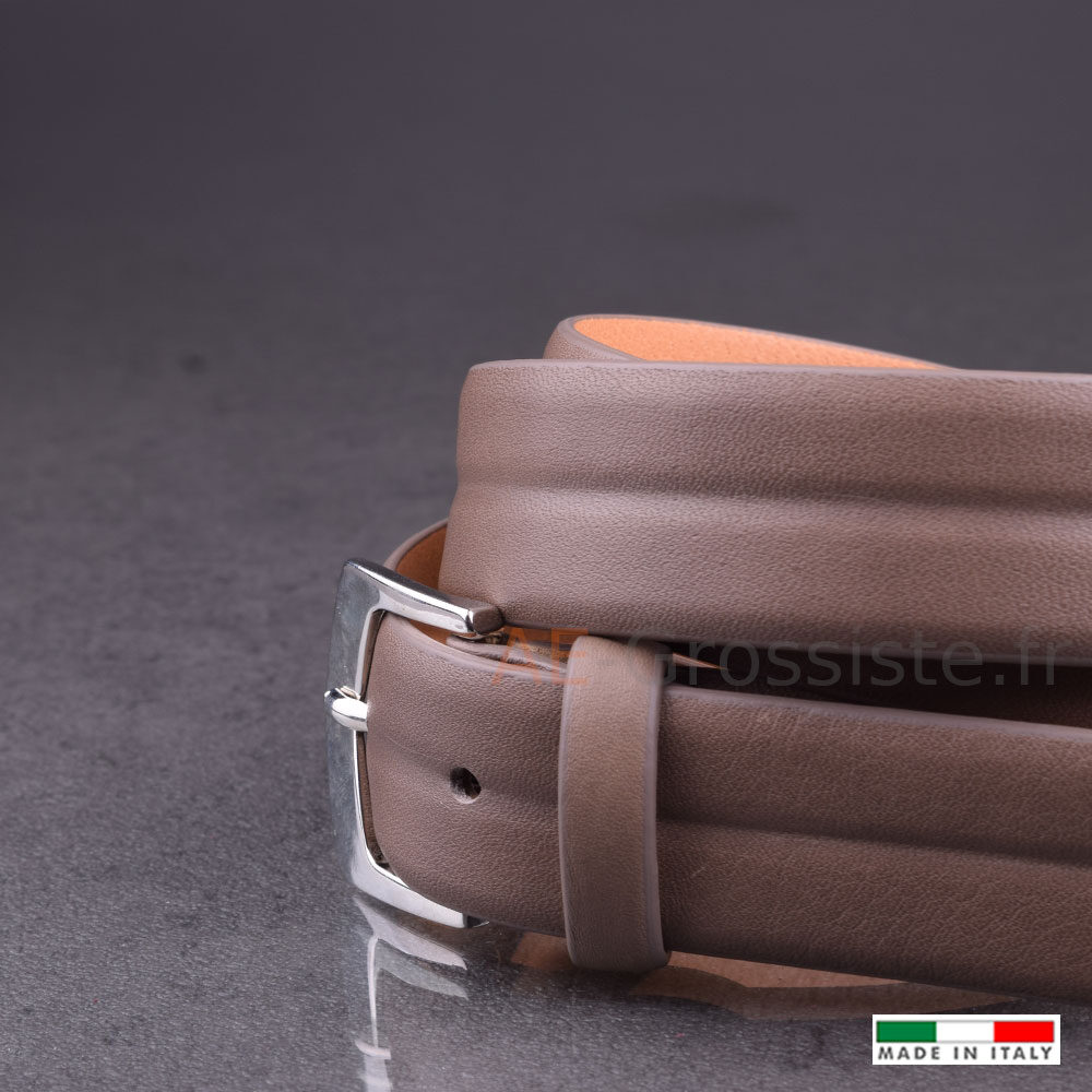 Großhändler A&E - 23641/30 ITALIENISCHER LEDERGÜRTEL - Blau