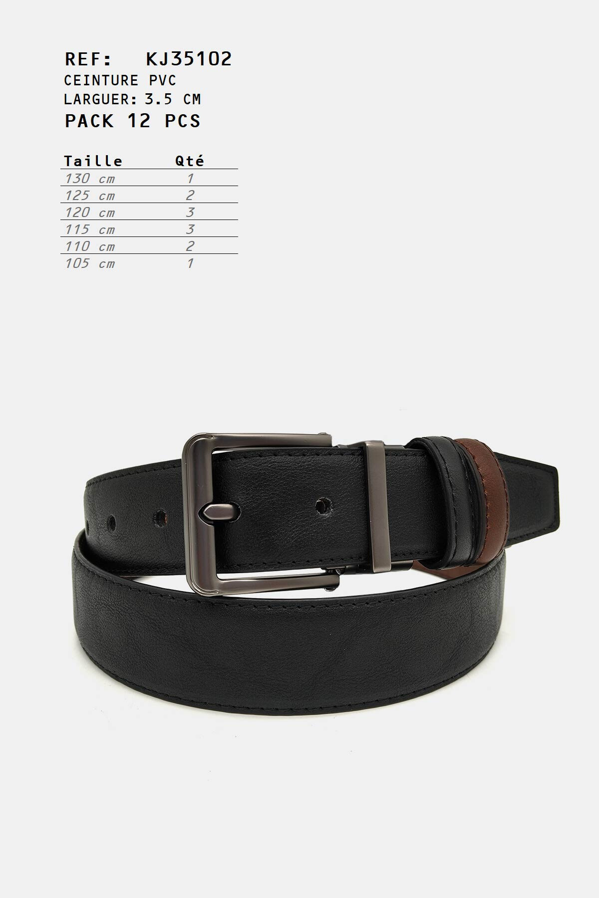 Wholesaler A&E - KJ35102 Synthetic reversible belt