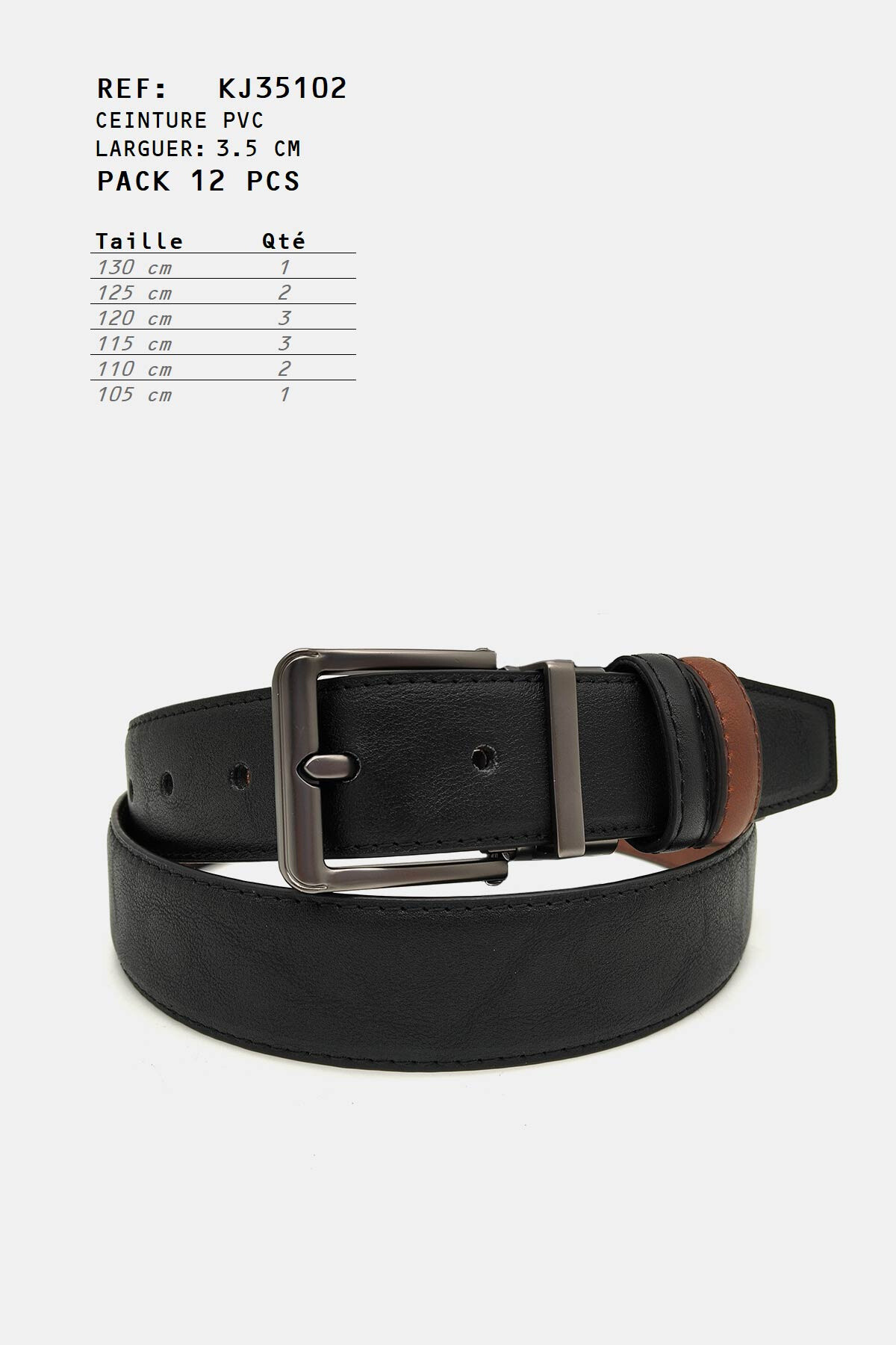 Wholesaler A&E - KJ35102 Synthetic reversible belt