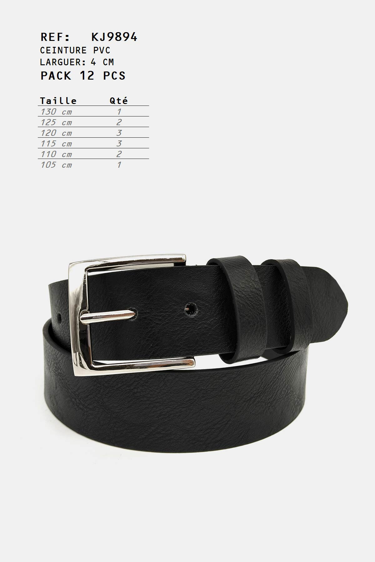 Grossiste A&E - KJ9894 Ceinture synthétique