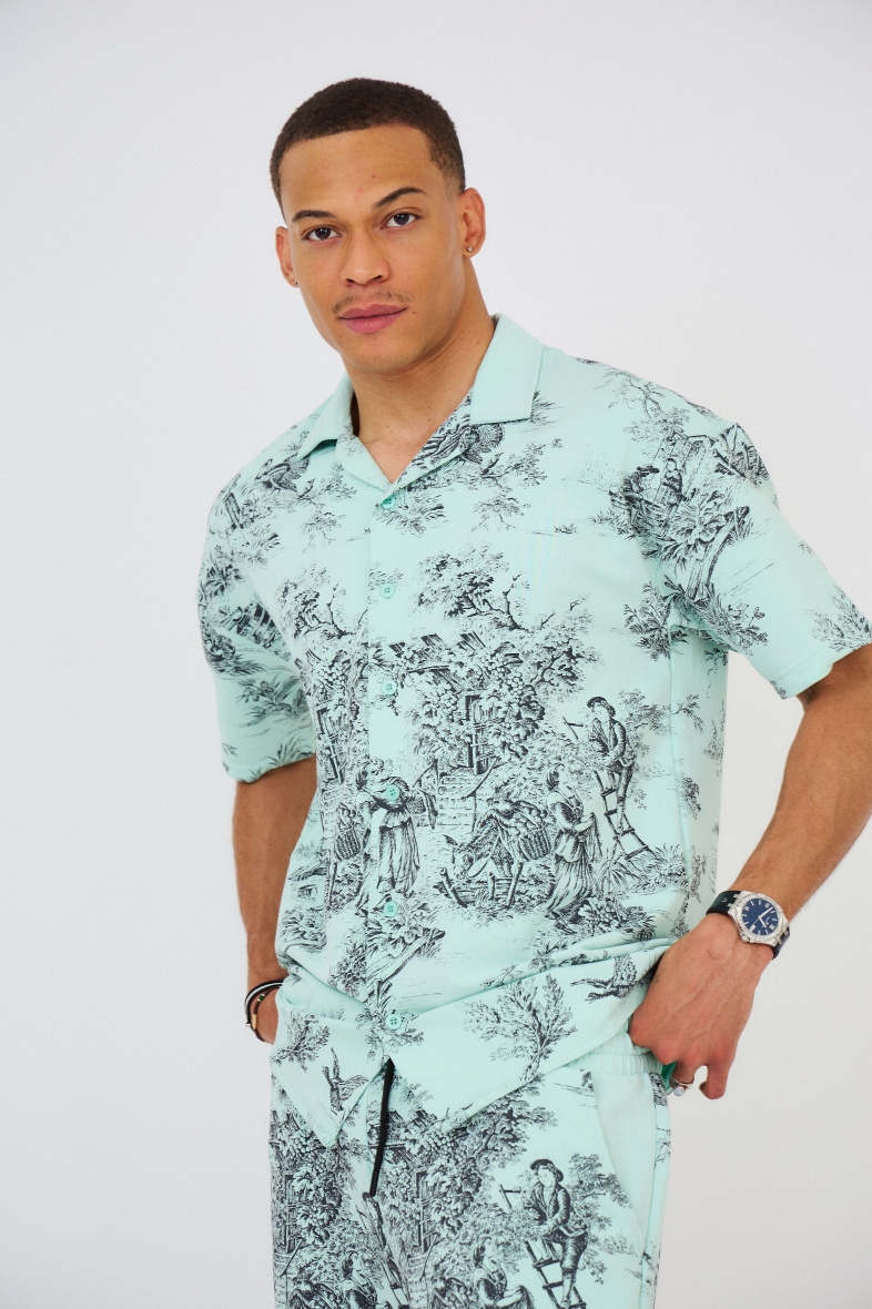 Mayorista Aarhon - Camisa estampada