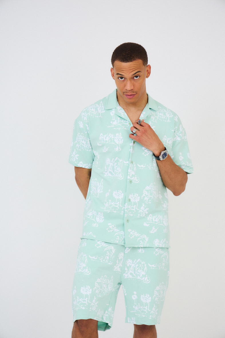 Mayorista Aarhon - Camisa estampada