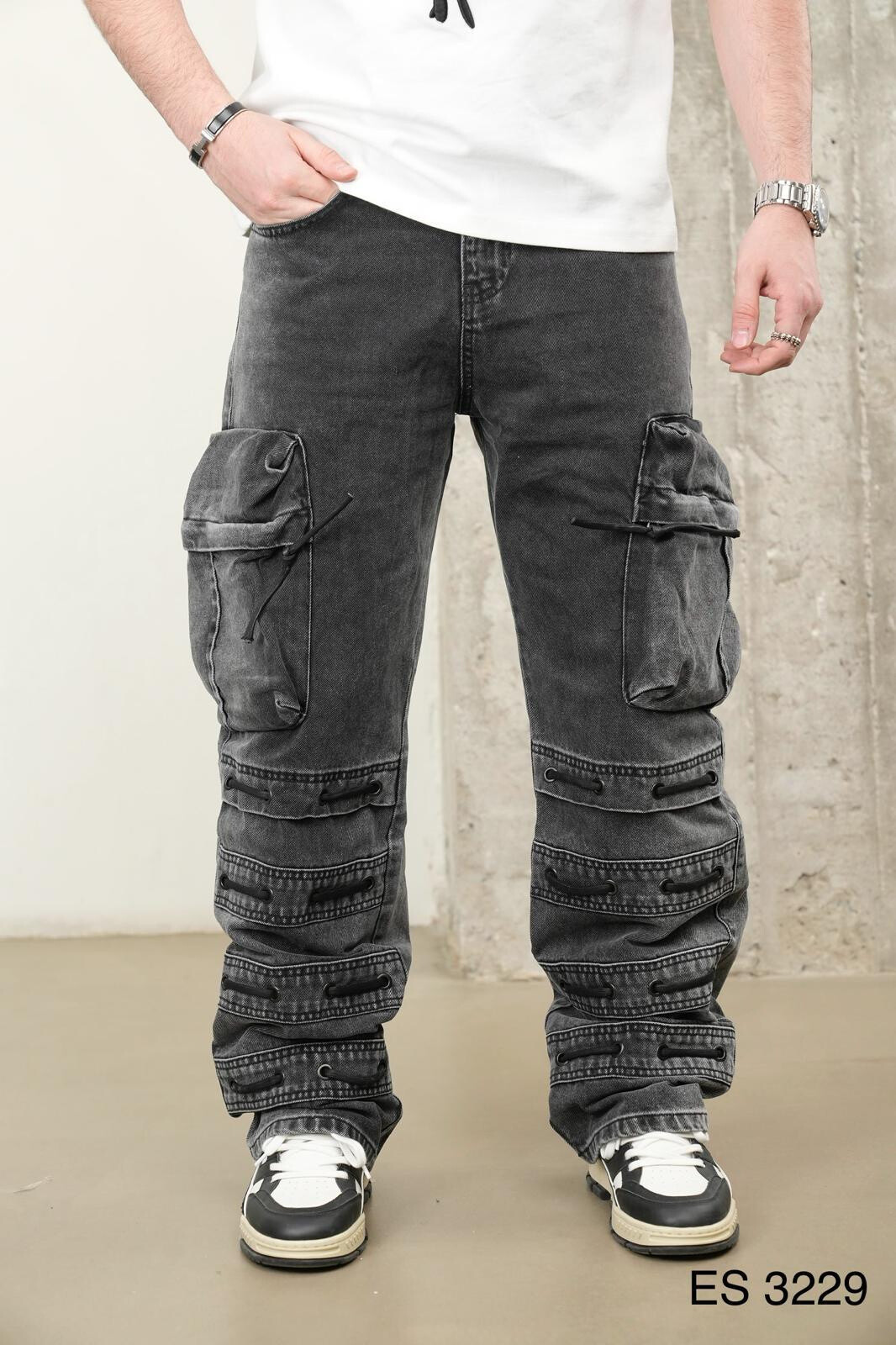 Grossista Aarhon - Jean Relax Fit Carreaux