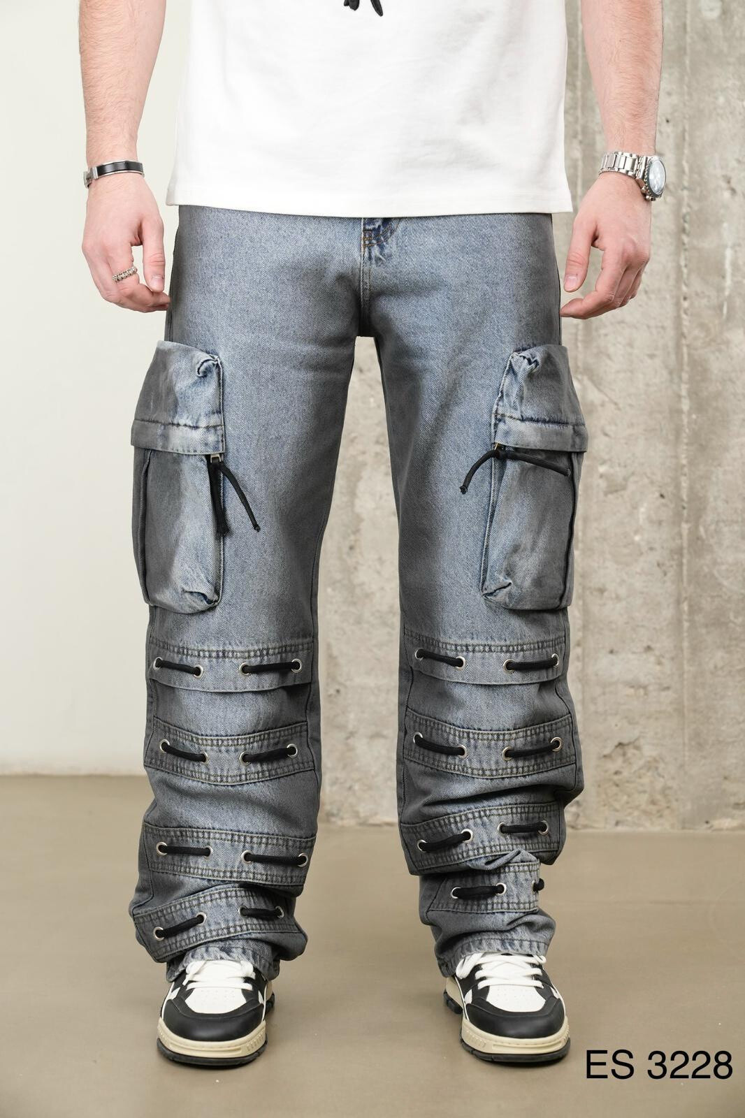 Grossista Aarhon - Jean Relax Fit Carreaux