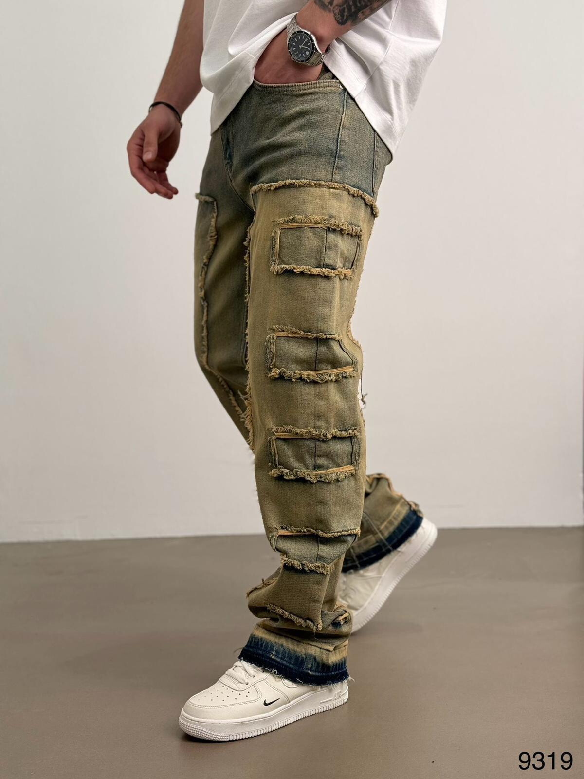 Grossista Aarhon - Jean Relax Fit Carreaux
