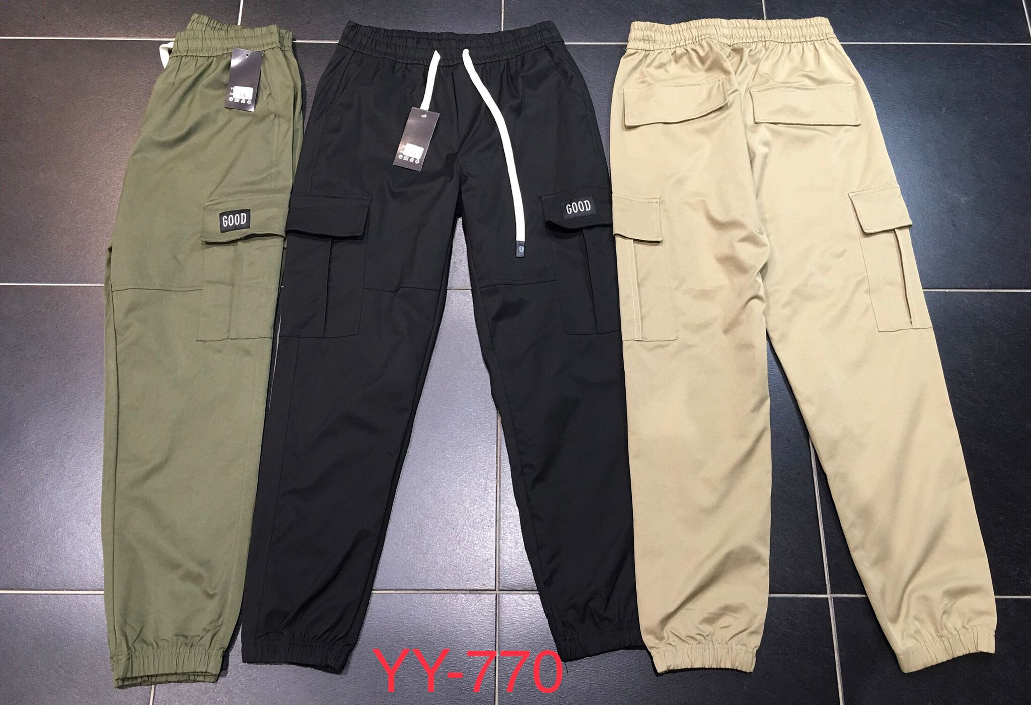 Grossista Aarhon - Pantaloni tascabili da carico