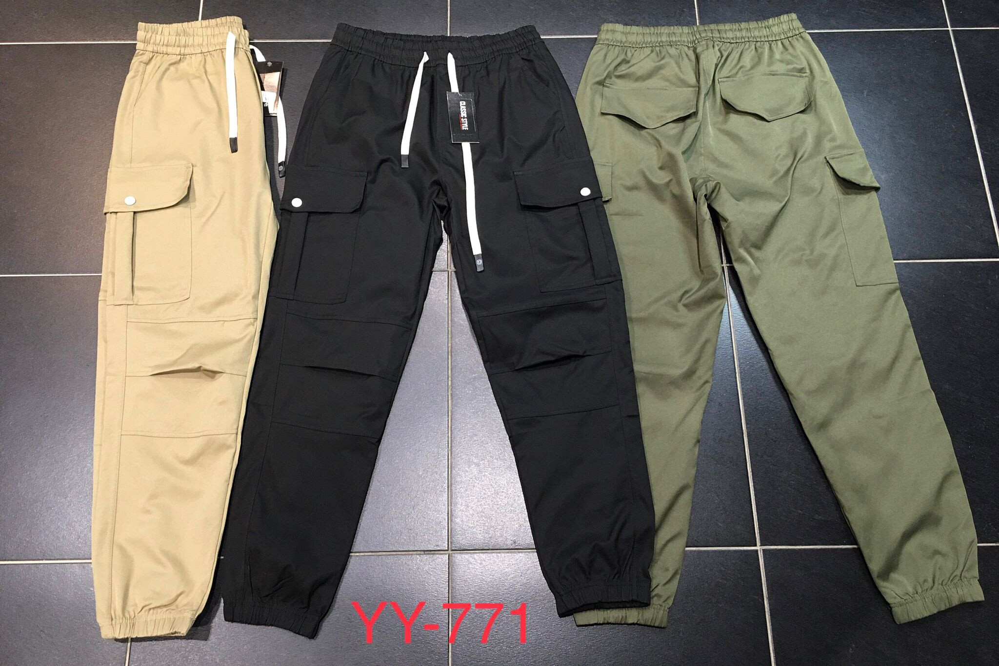 Grossista Aarhon - Pantaloni tascabili da carico