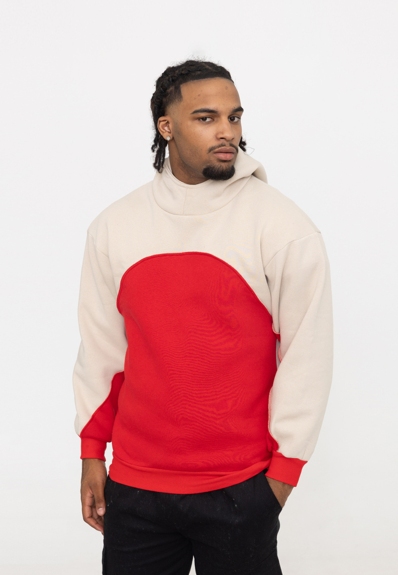Grossiste Aarhon - Sweat à capuche Bicolor UNISEXE