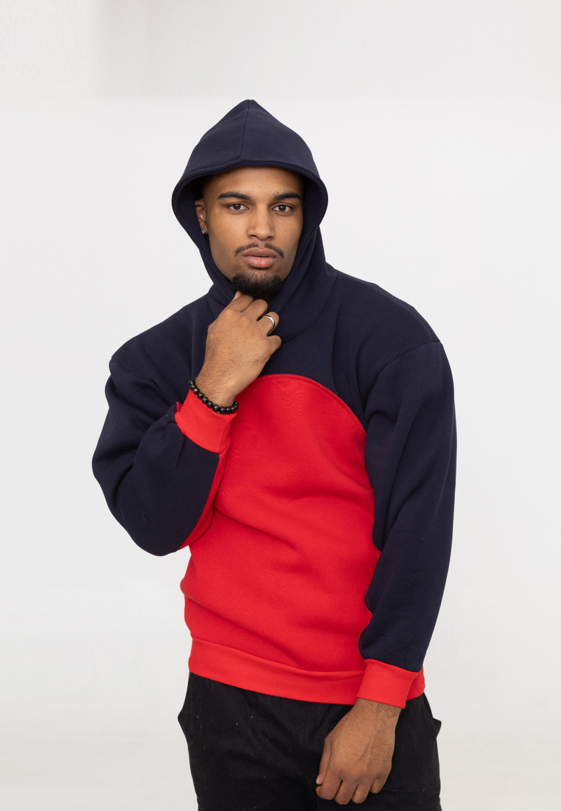 Grossiste Aarhon - Sweat à capuche Bicolor UNISEXE