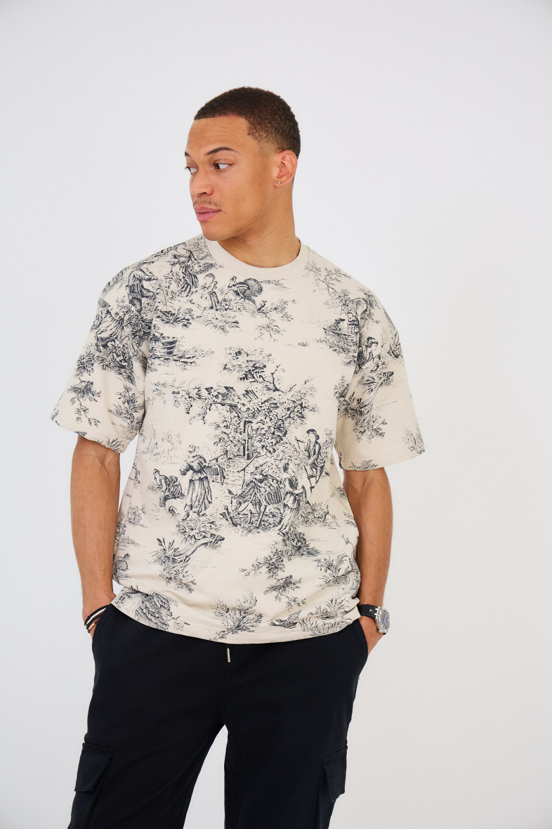 Mayorista Aarhon - Camiseta completamente estampada