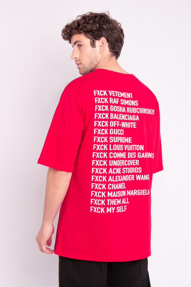 Grossista Aarhon - T-shirt FXCK oversize