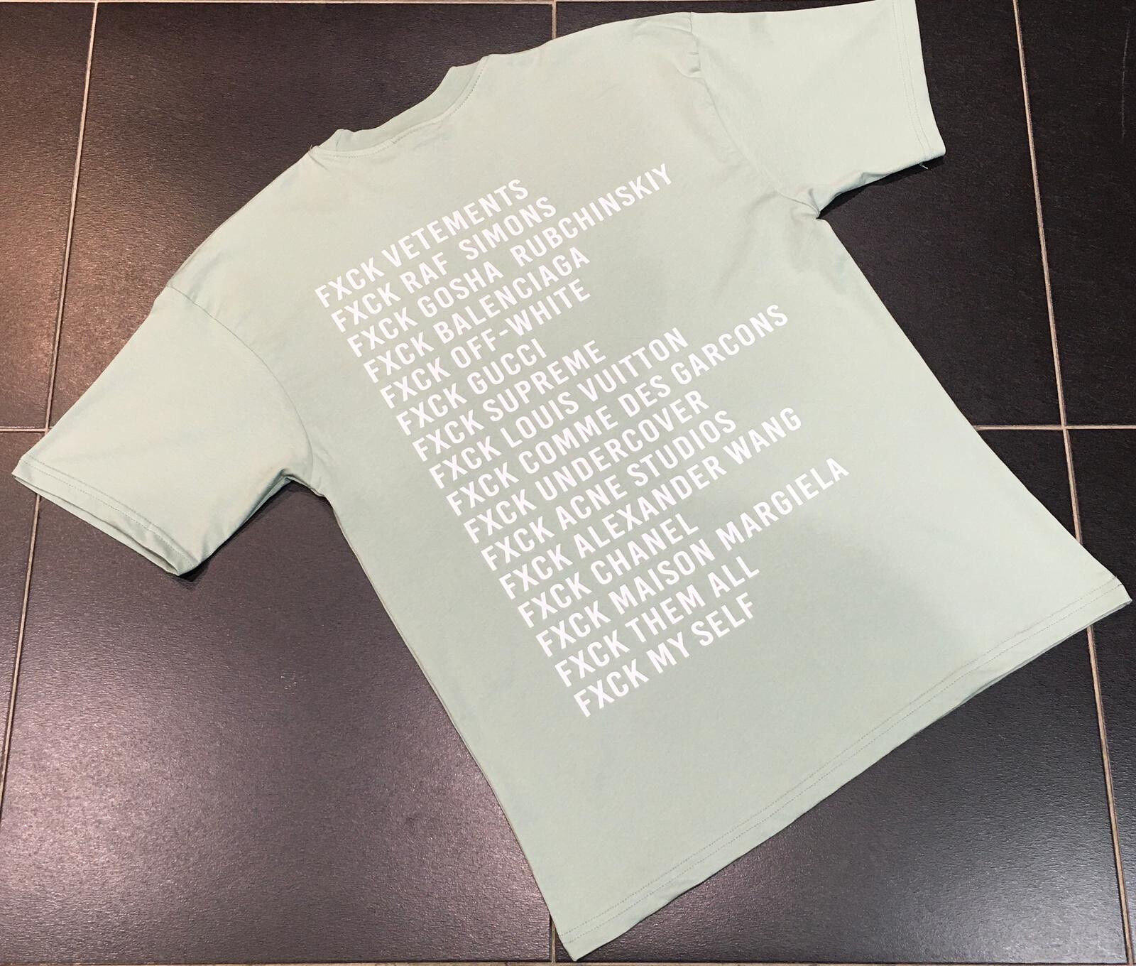 Wholesaler Aarhon - FXCK OVERSIZED T-SHIRT