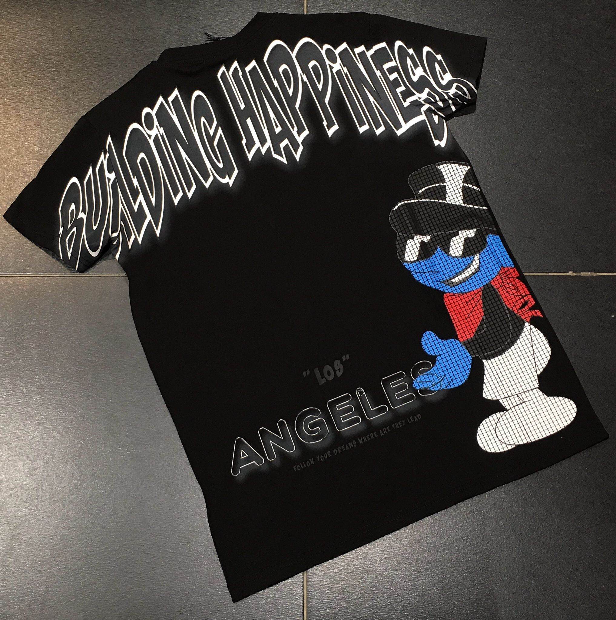 Grossista Aarhon - T-shirt stampato "felicità"
