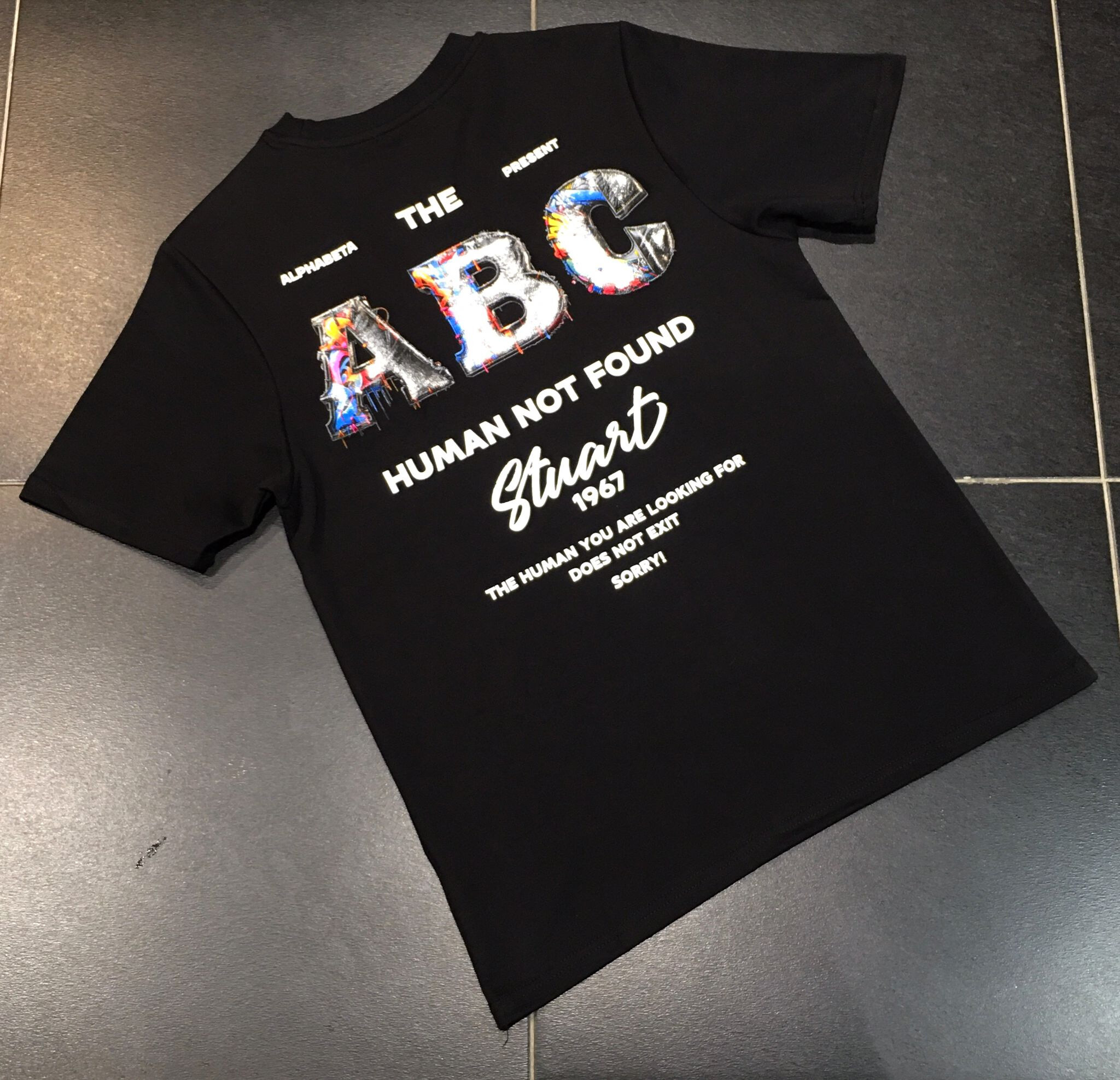 Grossista Aarhon - T-shirt spessa stampata ABC