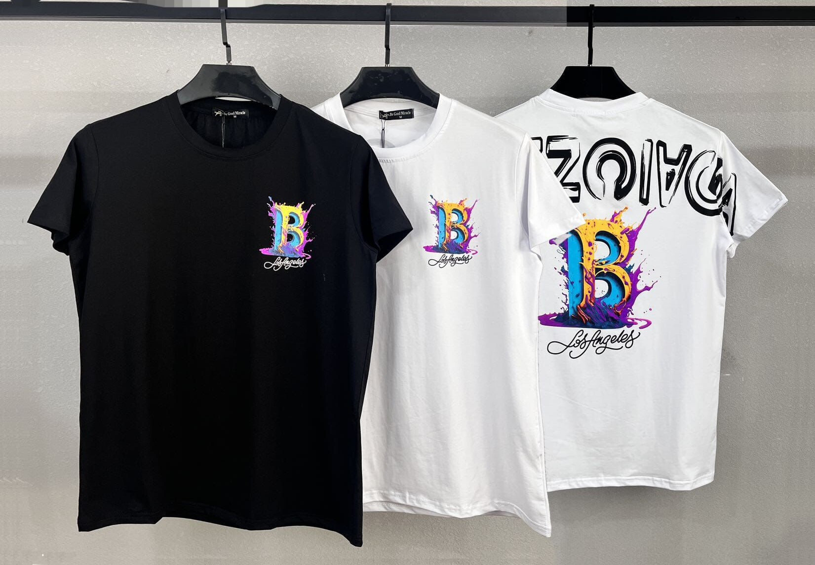 Wholesaler Aarhon - "B" printed t-shirt