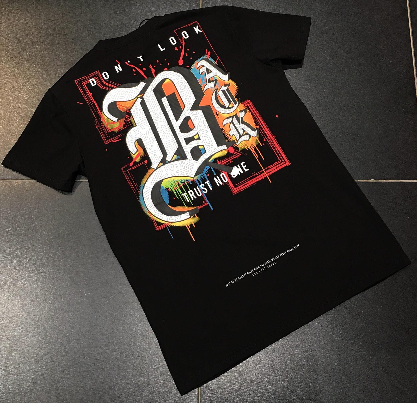 Grossista Aarhon - T-shirt stampato "indietro"