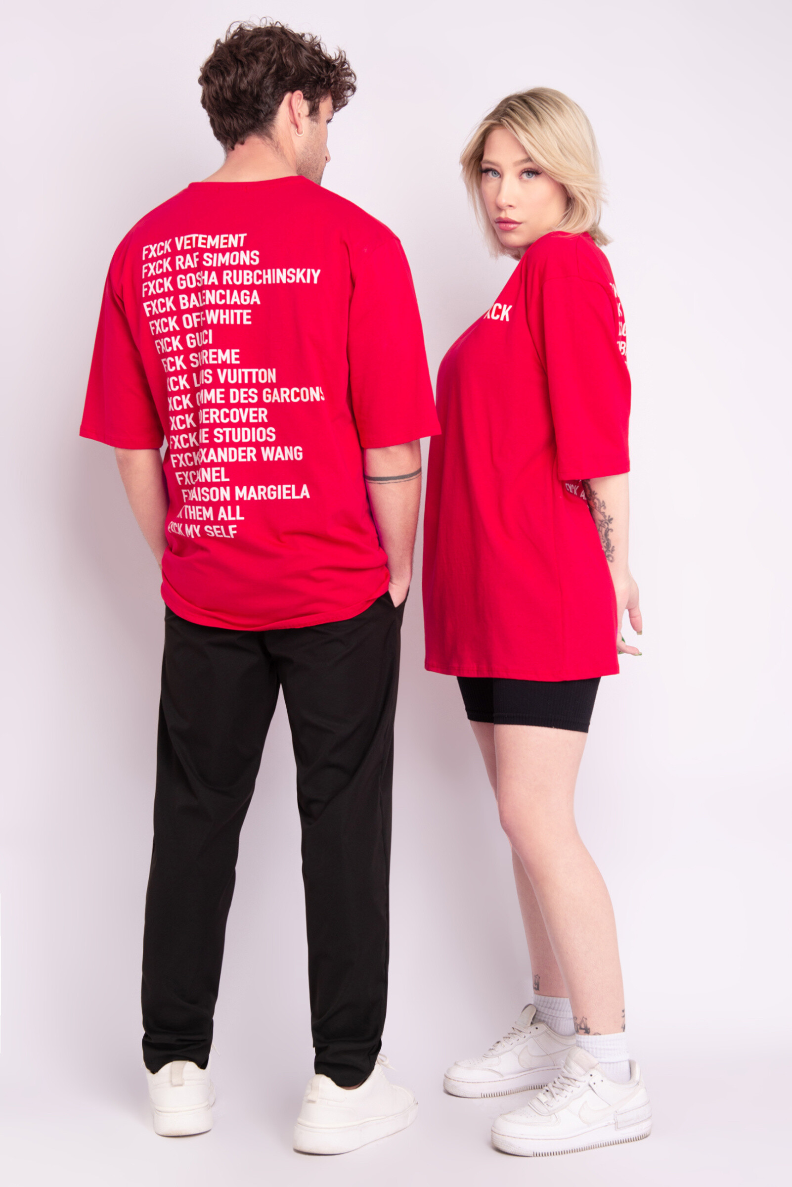 Wholesaler Aarhon - FXCK OVERSIZED T-SHIRT