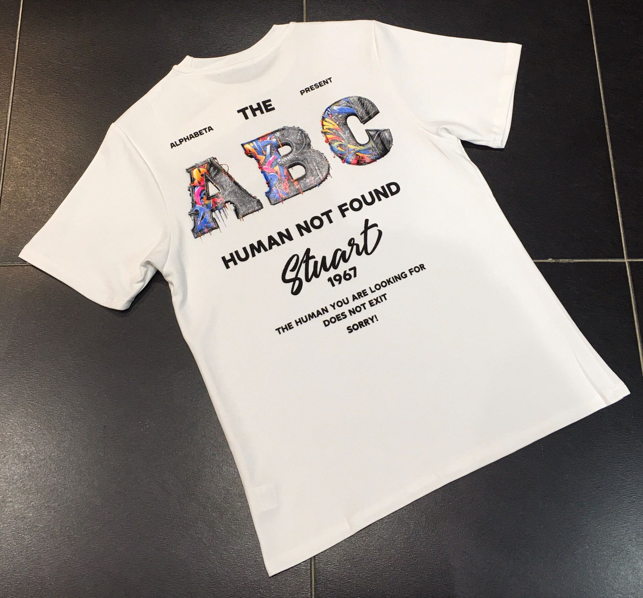 Grossista Aarhon - T-shirt spessa stampata ABC