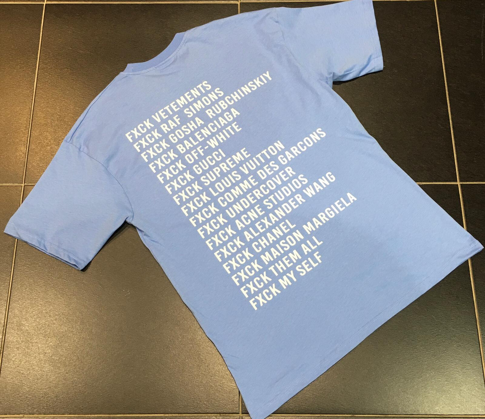 Wholesaler Aarhon - FXCK OVERSIZED T-SHIRT