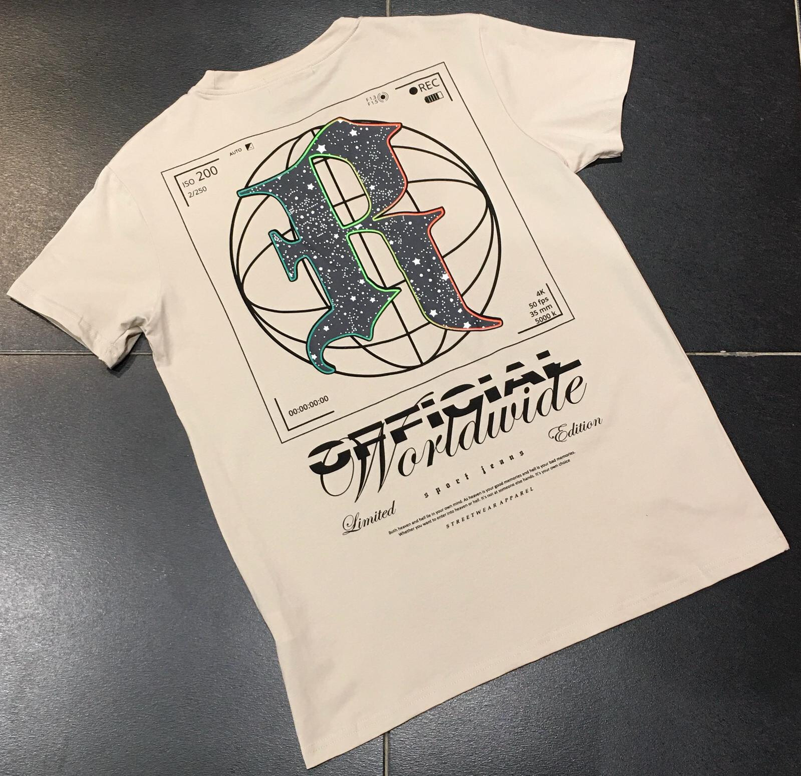Grossista Aarhon - T-shirt stampato "R"
