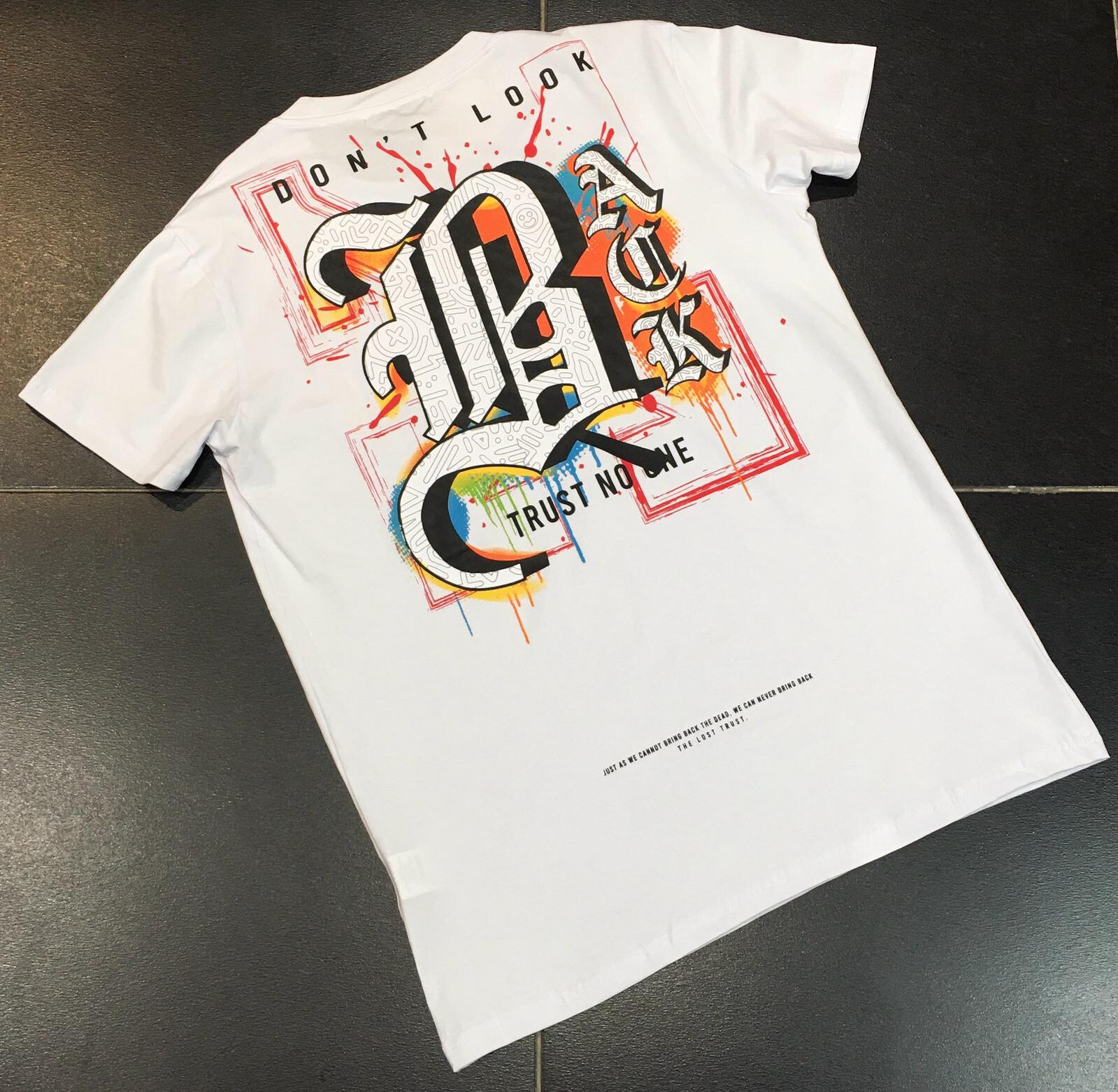 Grossista Aarhon - T-shirt stampato "indietro"