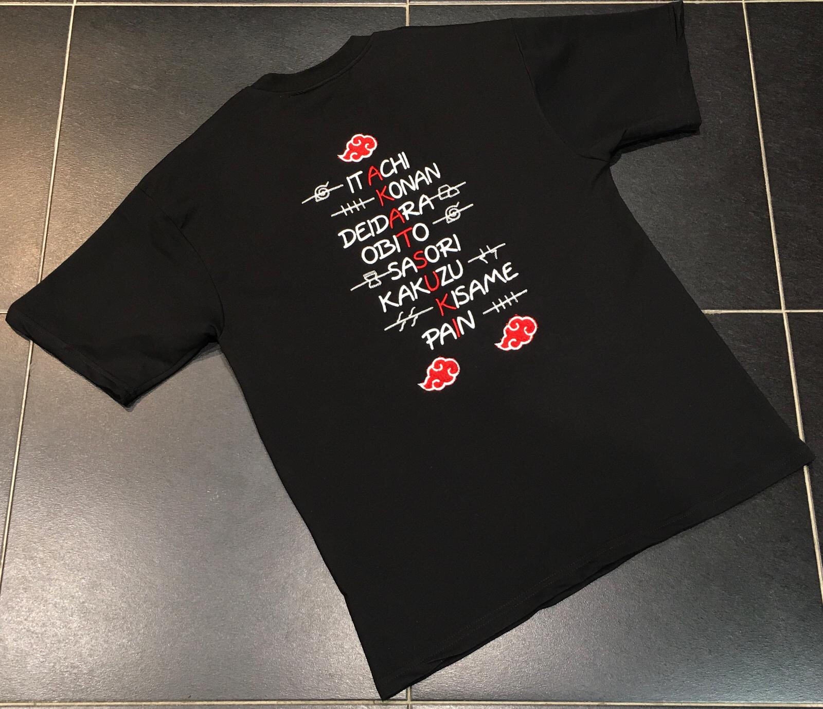 Mayorista Aarhon - Camiseta bordada "Akatsuki"