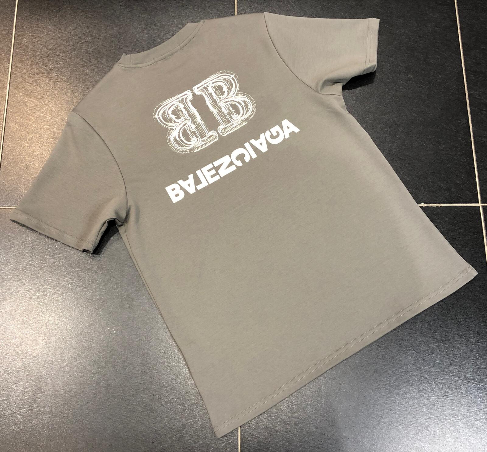 Grossiste Aarhon - T-Shirt épais Imprimé Brodé "BB"