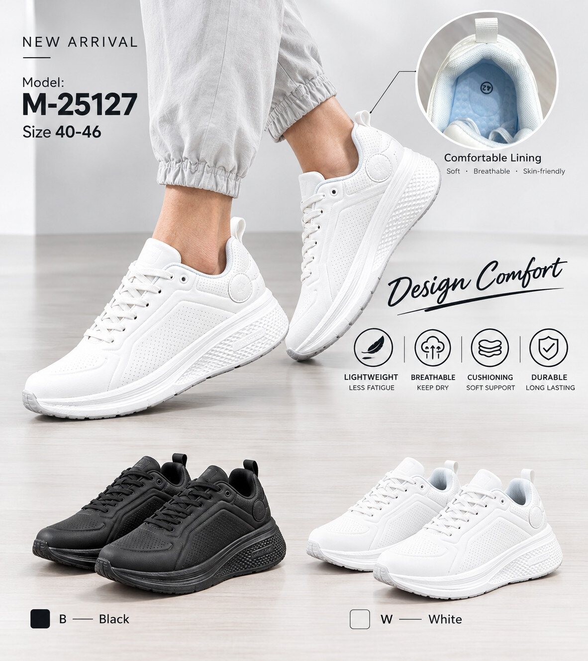 Grossiste ALTAMODA SHOES - Chaussures de sport décontractées pour hommes