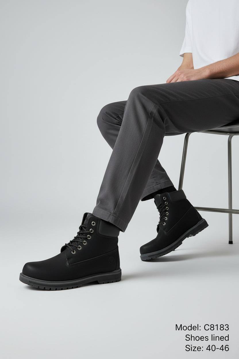 Wholesaler ALTAMODA SHOES - Men's boots with fur lining